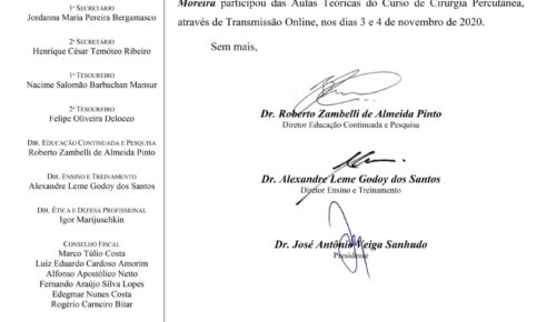 Weslen L P Barros Moreira_Certificado Aula Teórica_Curso de Cirurgia Percutânea 2020